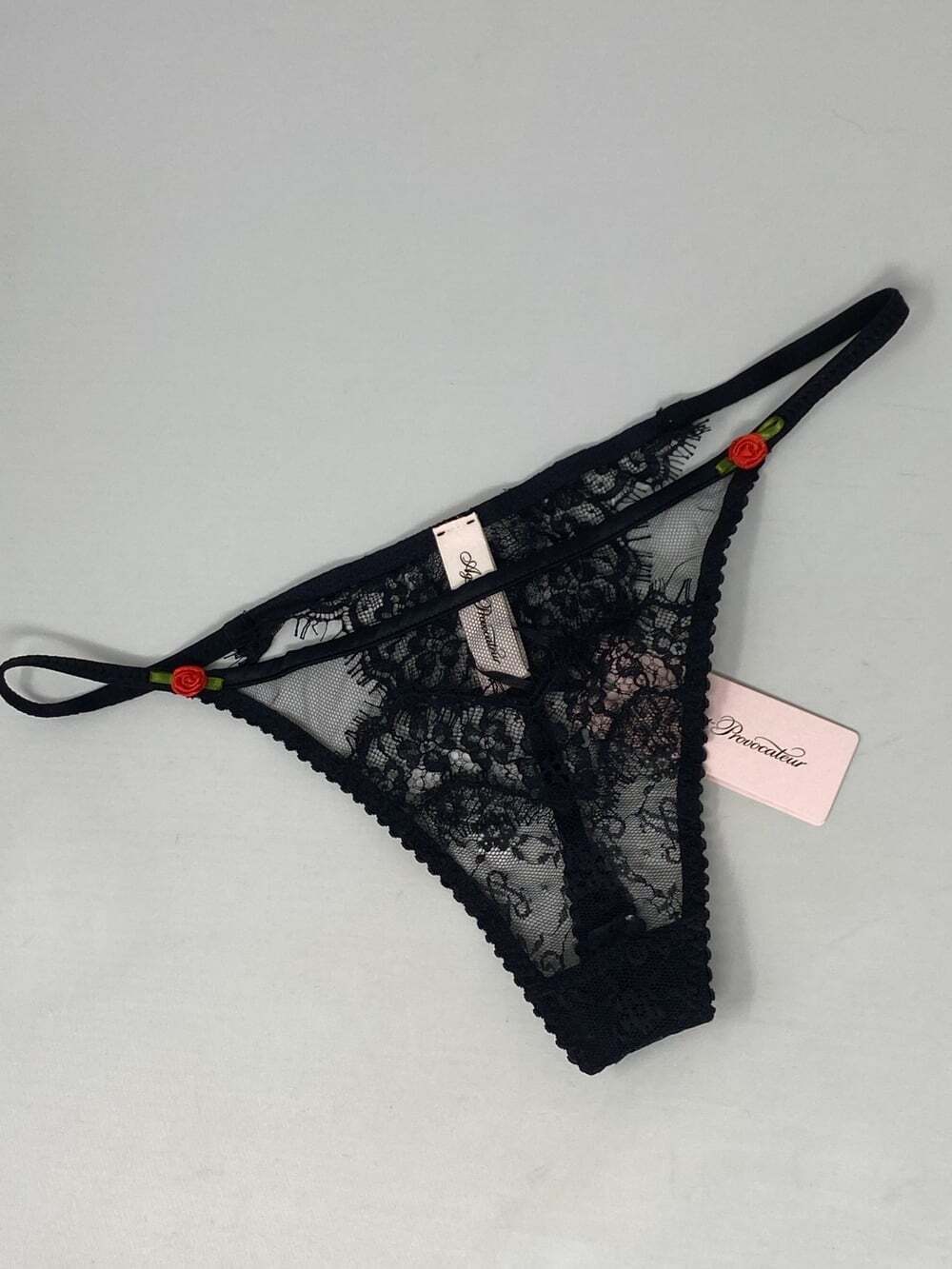 Agent Provocateur Clarissa Black Thong AP3 Medium NWT - Picture 4 of 9
